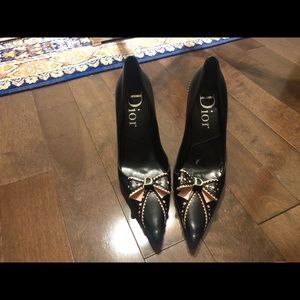 Black Dior heels